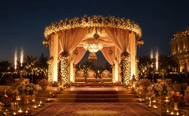 Elegant Indian wedding celebration